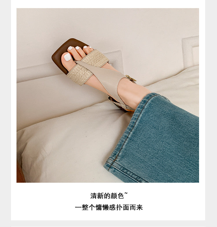 Karin Luna Classic Style  In stock  Basic versatile vacation style thong sandals