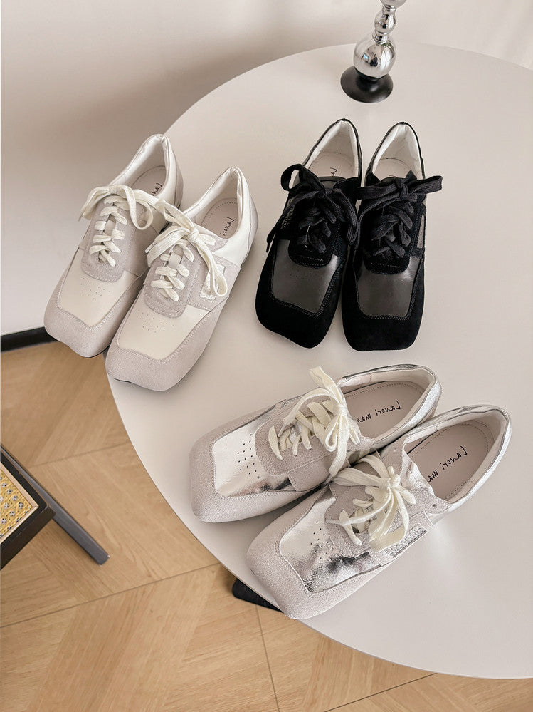 Karin Luna Casual Shoes Series~  In stock Lace-up Thick-soled Deep Mouth Single Shoes