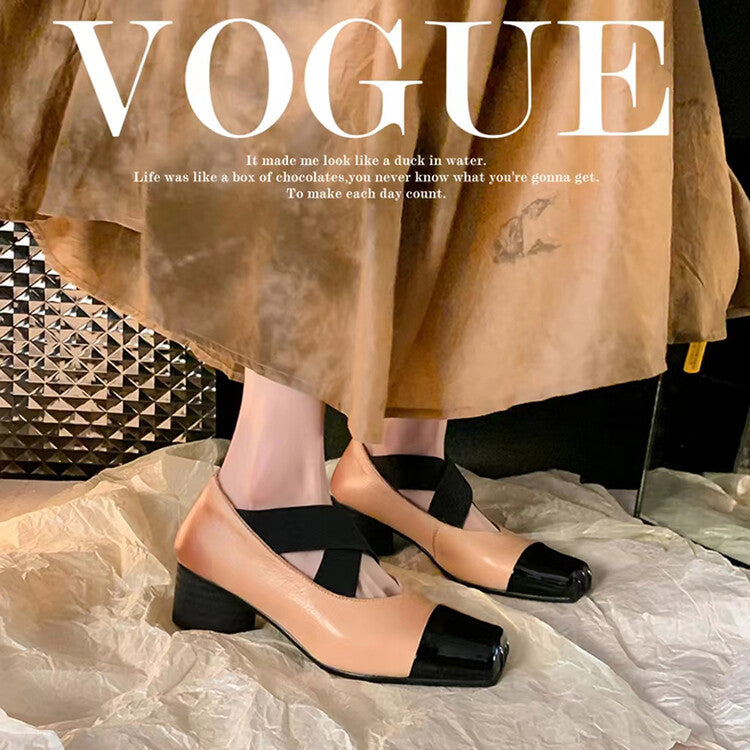 Karin Luna In Stock  Spot Goods  Lost in a Flash~Full Grain Leather Inside and Out Pig Nose Style Mainly Recommended Popular Ballet Shoes