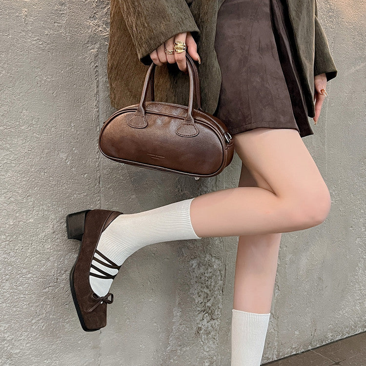 Karin Luna Hot Item Hot Item Xiaohongshu Hot Item  Comes with Bowknot Mary Jane Flats
