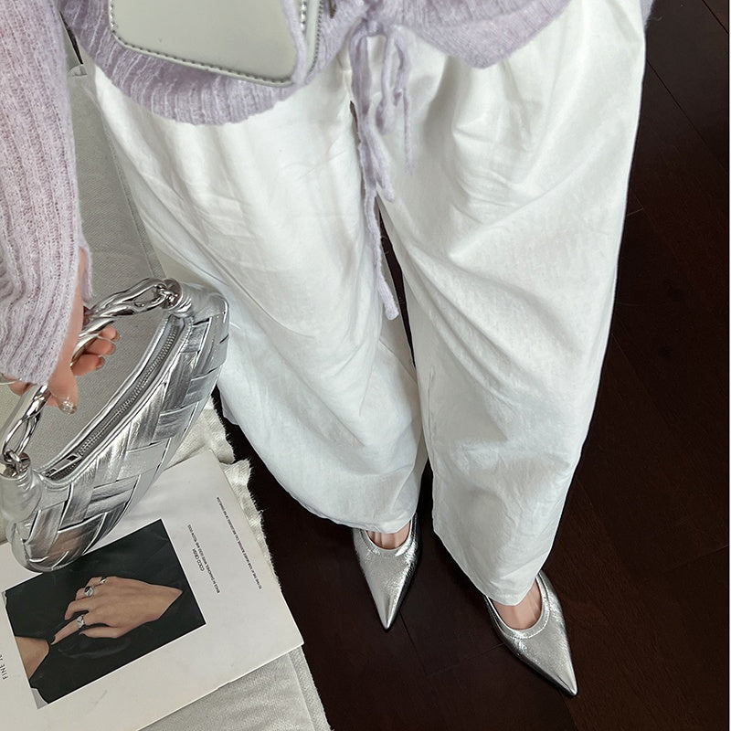 Karin Luna In Stock Spot Goods    Vintage Classic Style Shallow Mouth Single Shoes