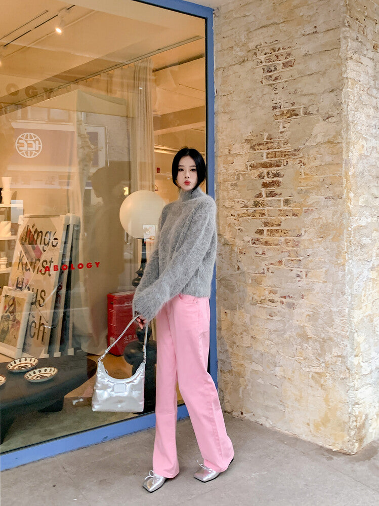 Karin Luna In Stock Spot Goods  Hurry up and grab this hot item!！Square-Toed Flat Granny Shoes