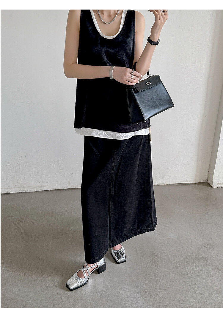 Karin Luna In Stock Spot Goods First Layer Sheepskin Cross Strap Rivet Square Toe Mary Jane Sandals