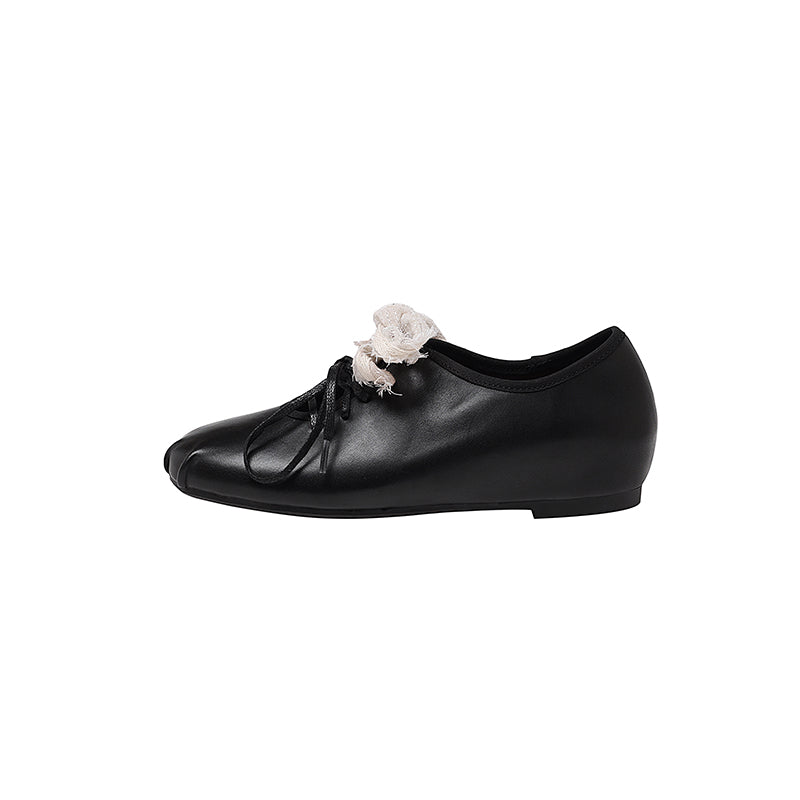 Karin Luna In Stock In Stock  Xiaohongshu Hot Sale Full Leather Round Toe Deep Mouth Single Shoes