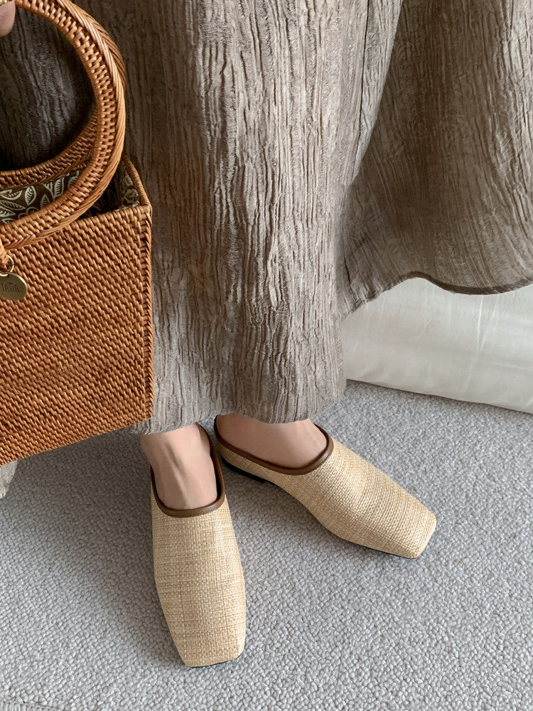 Karin Luna In Stock Spot Goods Baotou Vacation Style Height-Increasing Slippers