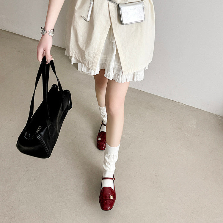 Karin Luna In Stock In Stock Vintage Mary Jane Series·Single Strap Flats