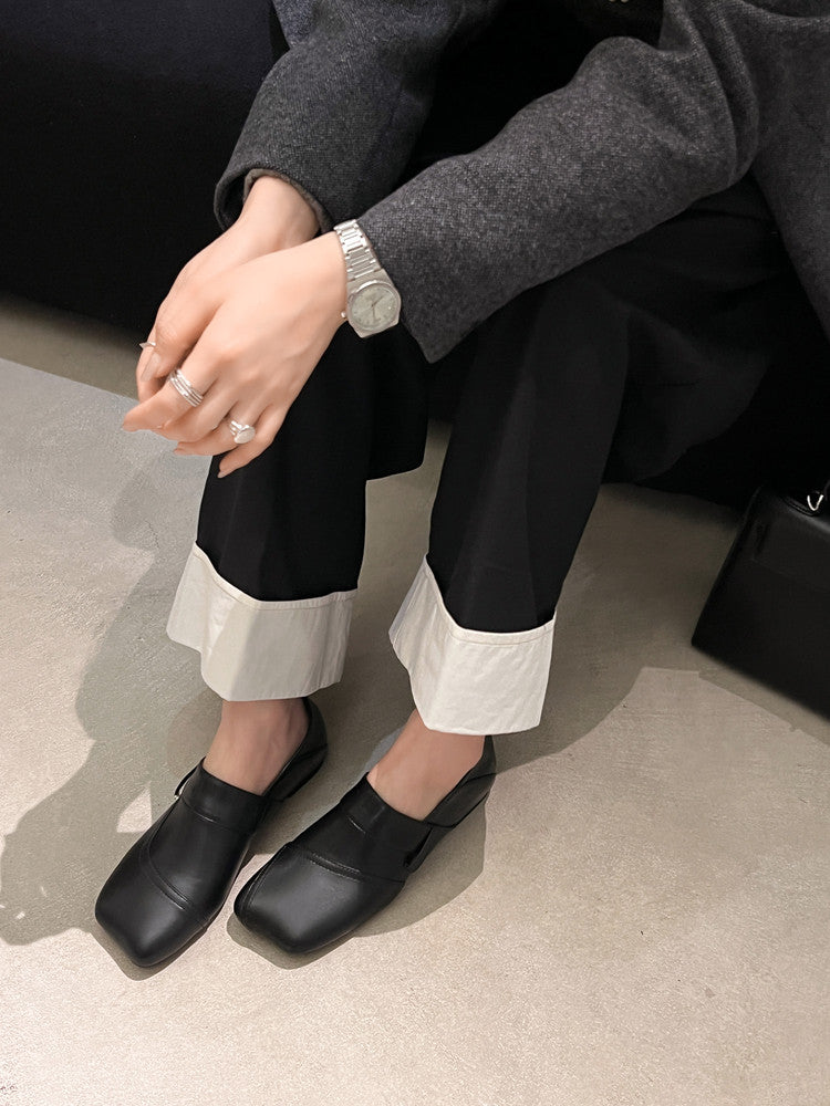 Karin Luna Casual Shoes Series~  In Stock Hot-Selling Versatile Lace-Up Thick-Soled Deep Mouth Single Shoes