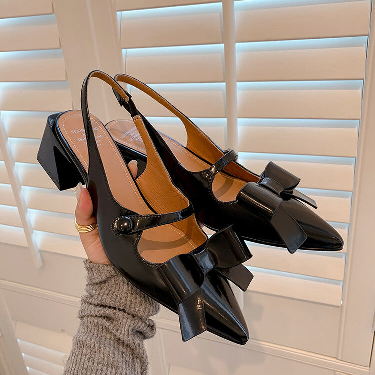 Karin Luna In Stock Spot Goods  Hot-Selling Closed-Toe Sandals  Full leather inside and out Sweet Bow