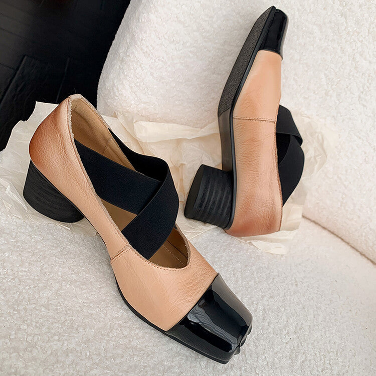 Karin Luna In Stock  Spot Goods  Lost in a Flash~Full Grain Leather Inside and Out Pig Nose Style Mainly Recommended Popular Ballet Shoes