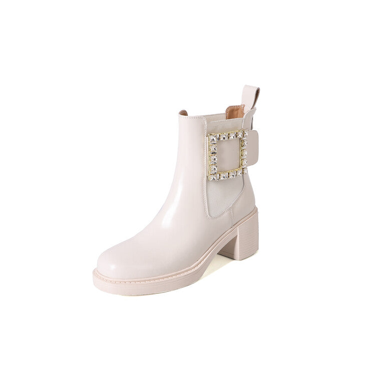 Karin Luna Bestseller Spot Goods Exquisiteness round Head Elastic Long Boots