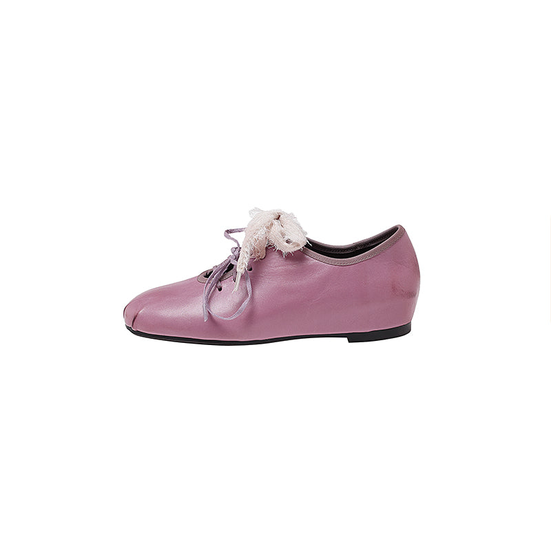 Karin Luna In Stock In Stock  Xiaohongshu Hot Sale Full Leather Round Toe Deep Mouth Single Shoes