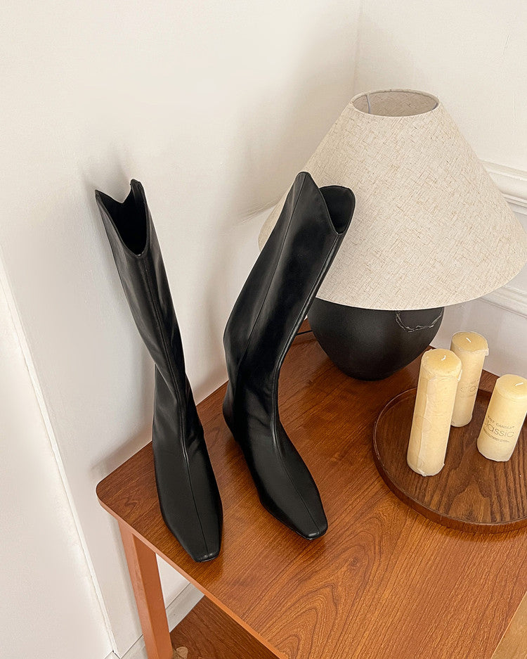 Karin Luna In Stock Spot Goods  Pointed Toe v Slimming Western Boots