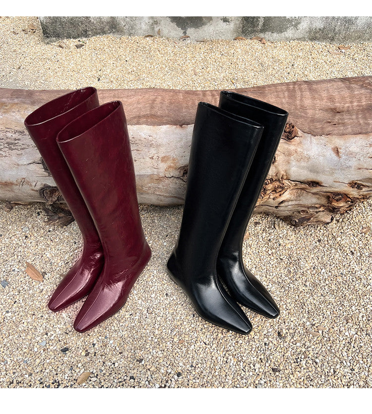 Karin Luna Retro Style  Flat Long Boots
