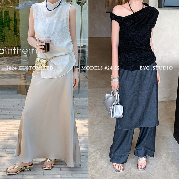 Karin Luna In Stock Spot Goods   Sequin One-Strap Irregular Heel Sofa Insole Flip-Flops