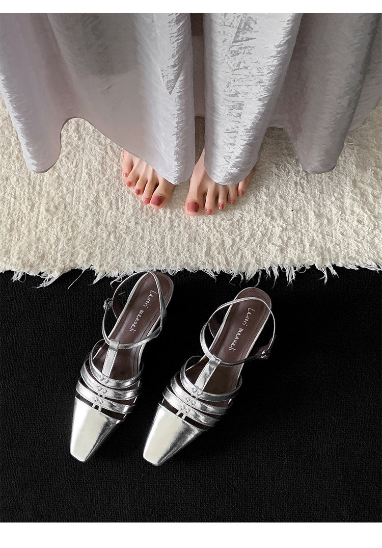 Karin Luna Classic Old Money Style Closed Toe Sandals