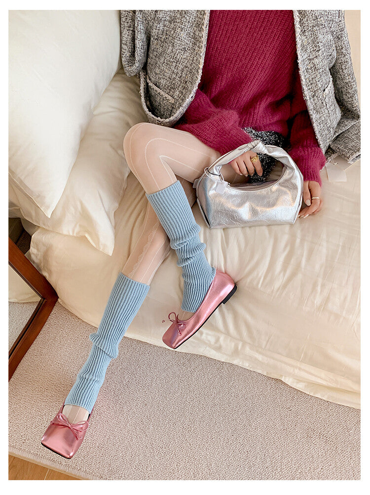 Karin Luna In Stock Spot Goods  Hurry up and grab this hot item!！Square-Toed Flat Granny Shoes