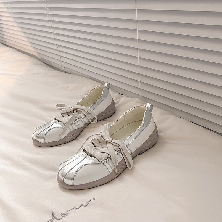 Karin Luna Casual Shoes Series~  In Stock Hot-Selling Versatile Lace-Up Casual Deep Mouth Flats