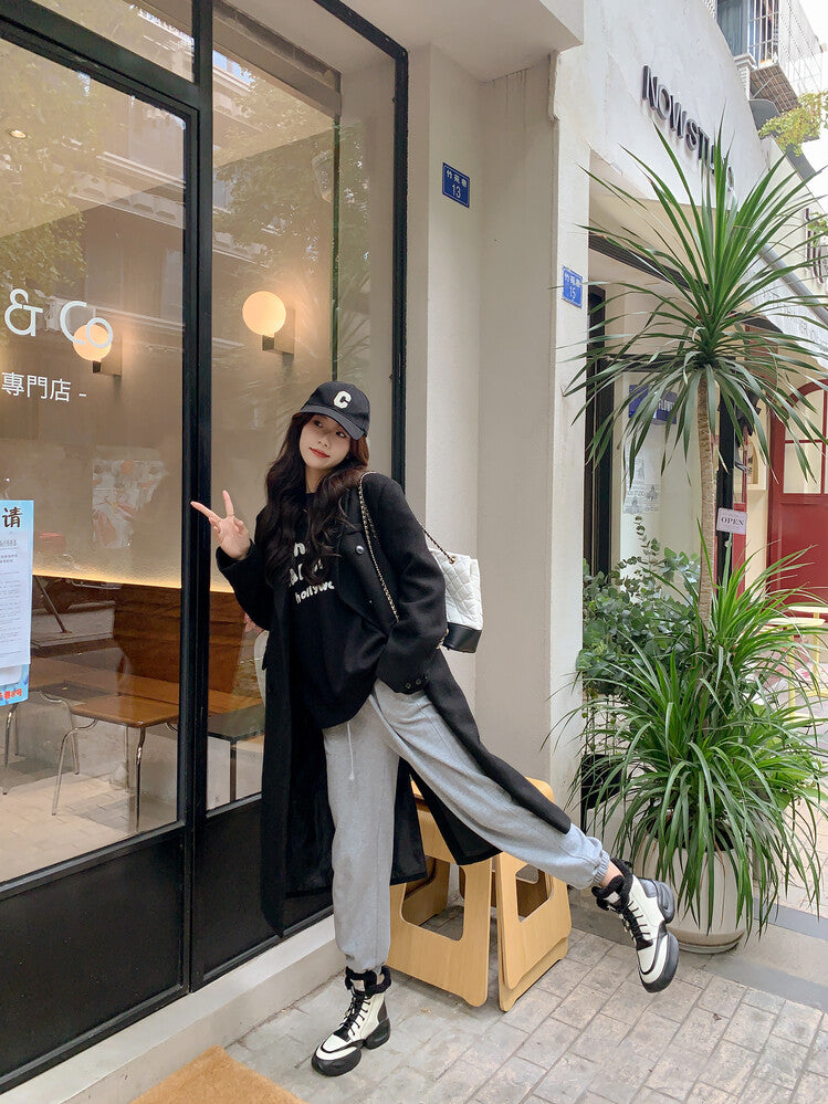 Karin Luna In Stock  Spot Goods  Hot-selling Sports Thick Sole Thickened Fur Snow Boots Full cowhide