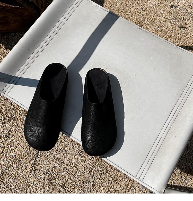 Karin Luna Full Layer Inside and Out~Spot Goods Spot Goods Basic Versatile Mules Slippers