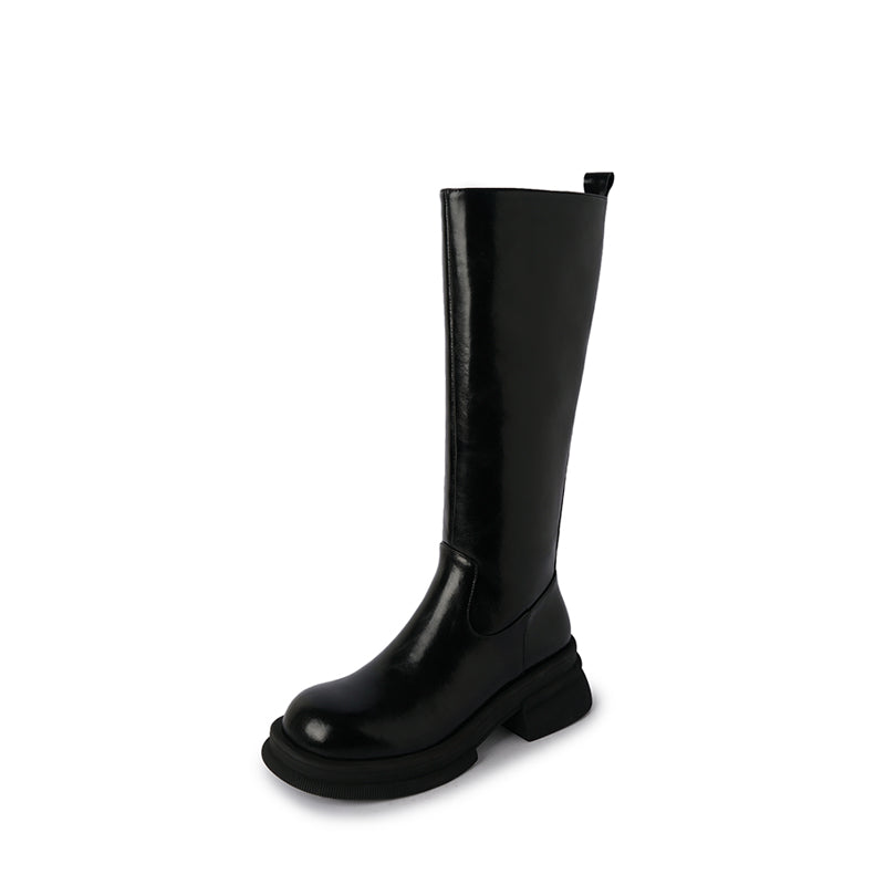 Karin Luna In Stock Versatile Round-Toe Riding Boots