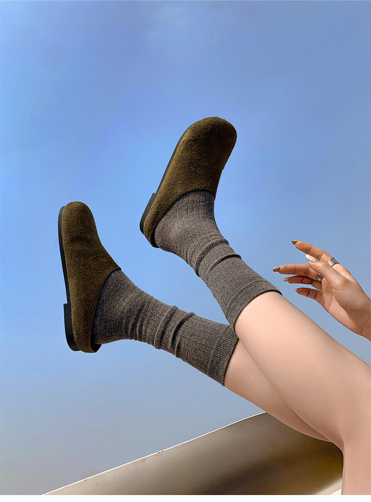 Karin Luna Full Layer Inside and Out~Spot Goods Spot Goods Basic Versatile Mules Slippers