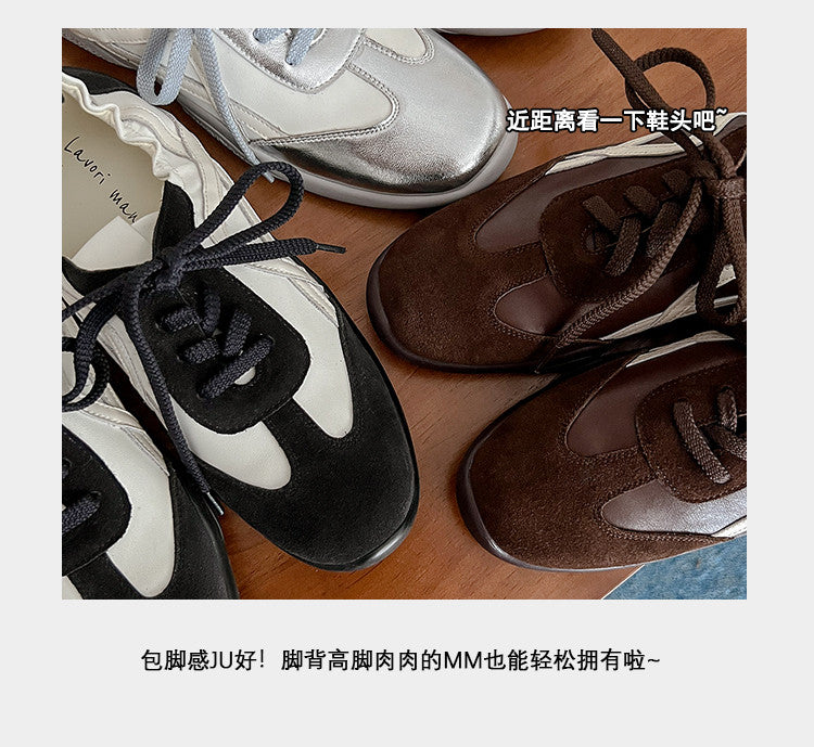 Karin Luna Casual Shoes Series~  In Stock Hot-Selling Versatile Lace-Up Deep Mouth Flats