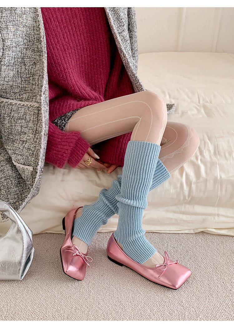 Karin Luna In Stock Spot Goods  Hurry up and grab this hot item!！Square-Toed Flat Granny Shoes