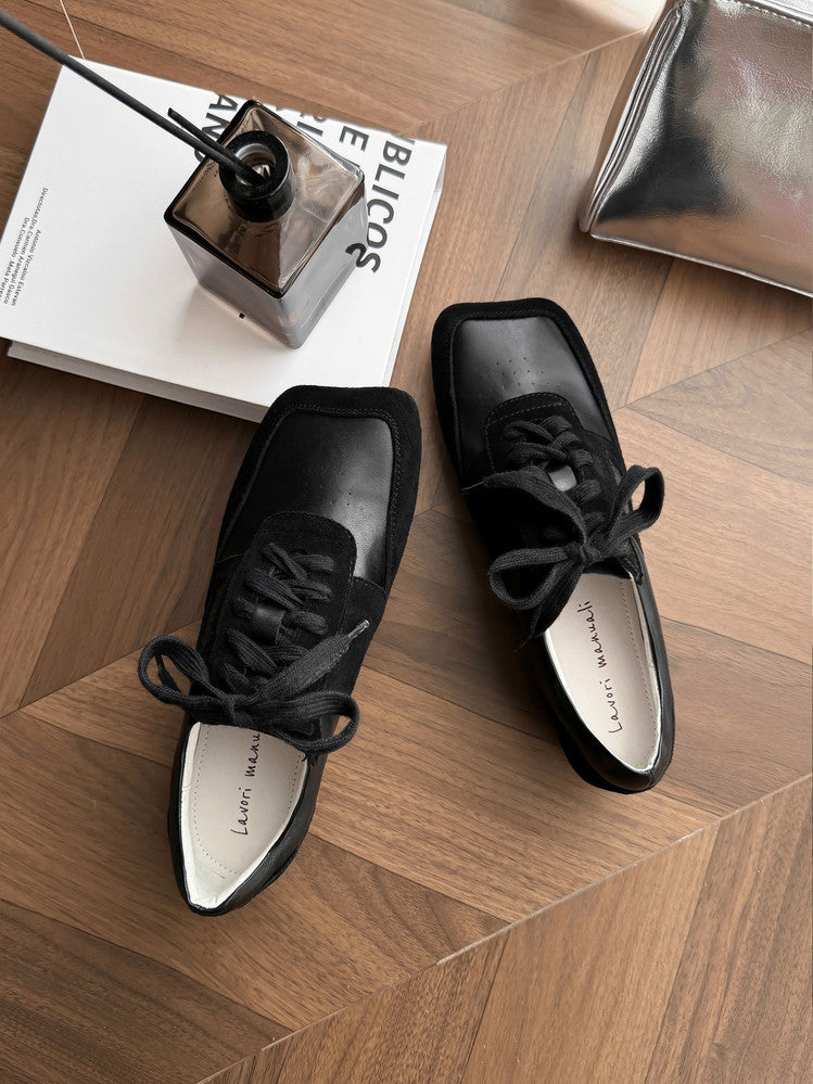 Karin Luna Casual Shoes Series~  In stock Lace-up Thick-soled Deep Mouth Single Shoes