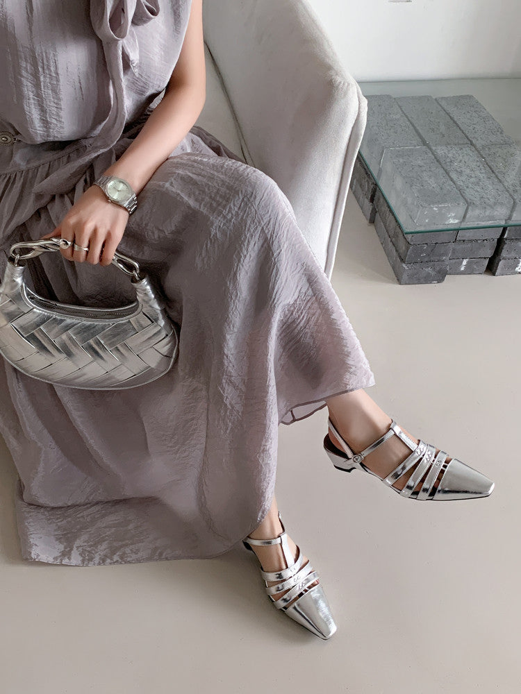 Karin Luna Classic Old Money Style Closed Toe Sandals