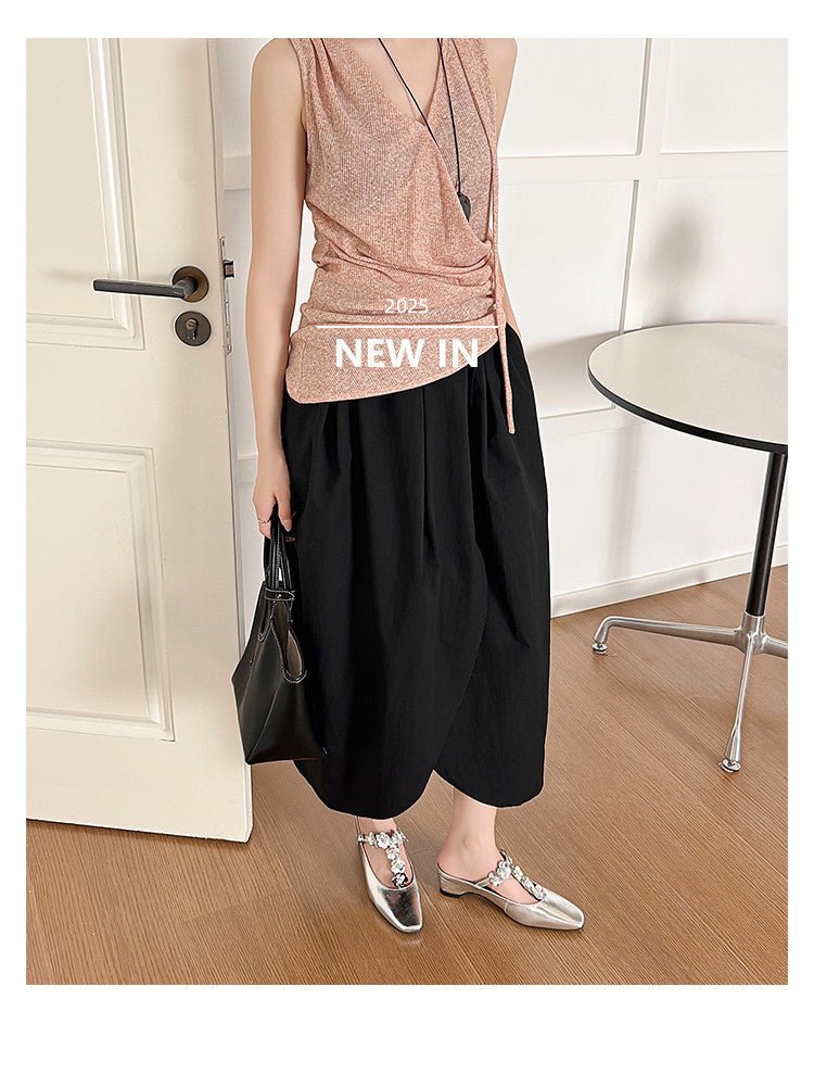 Karin Luna In Stock Spot Goods  T Handmade Sequin Flower Square Toe Height-Increasing Closed-Toe Slippers