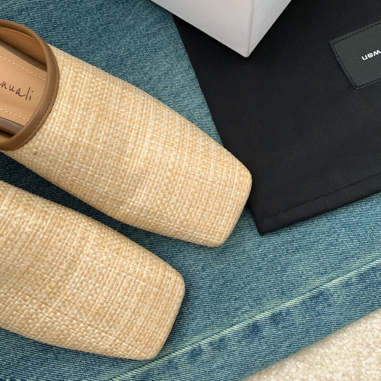Karin Luna In Stock Spot Goods Baotou Vacation Style Height-Increasing Slippers