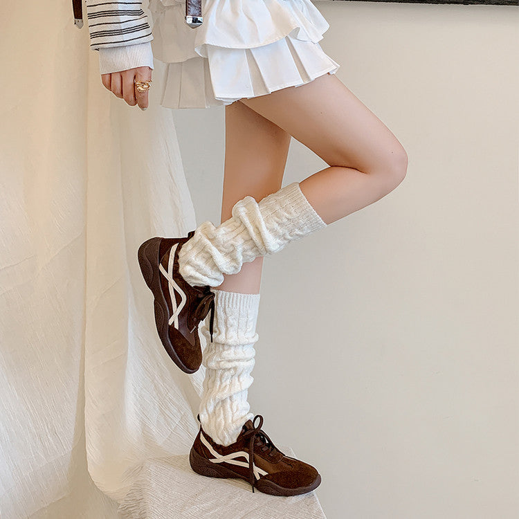 Karin Luna Casual Shoes Series~  In Stock Hot-Selling Versatile Lace-Up Deep Mouth Flats
