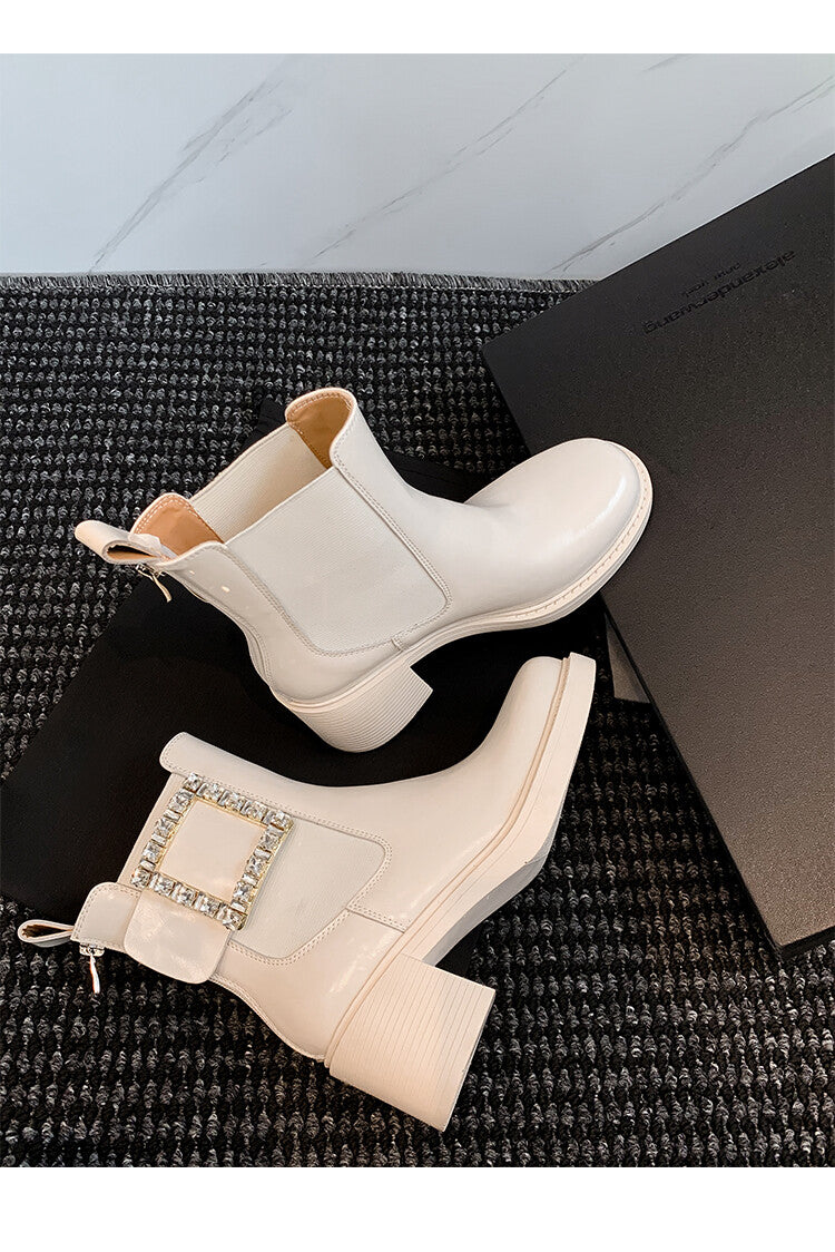 Karin Luna Bestseller Spot Goods Exquisiteness round Head Elastic Long Boots