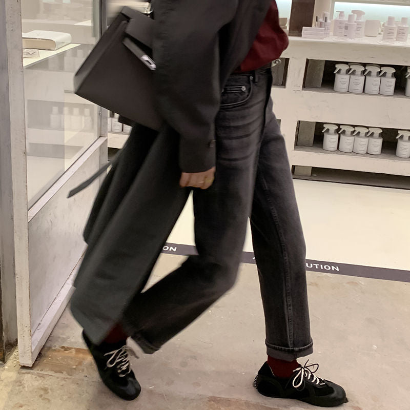 Karin Luna In Stock Spot Goods Casual Style Suede Lace-Up Height-Increasing Popular Single Shoes