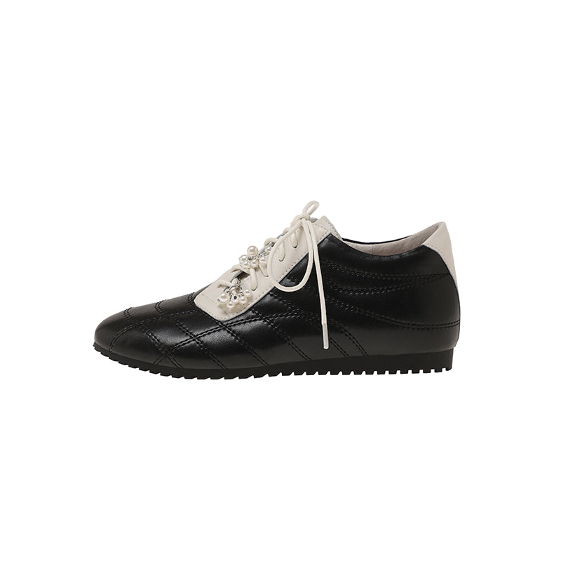 Karin Luna Casual Shoes Series~  In stock Xiaohongshu Hot-Selling Lace-Up Thick-Soled Deep Mouth Single Shoes