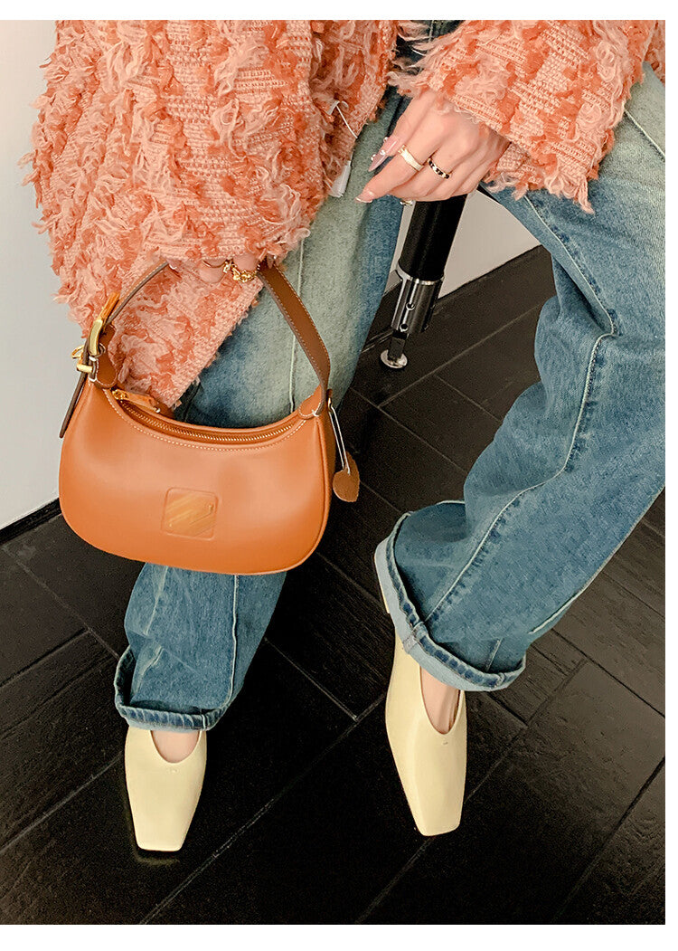 Karin Luna has prepared stock  Full leather inside and out  Top Layer Horse Oil Cowhide Shallow Mouth Nursing Mary Jane Shoes