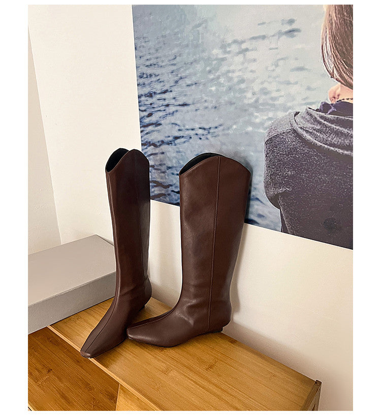 Karin Luna In Stock Spot Goods  Pointed Toe v Slimming Western Boots