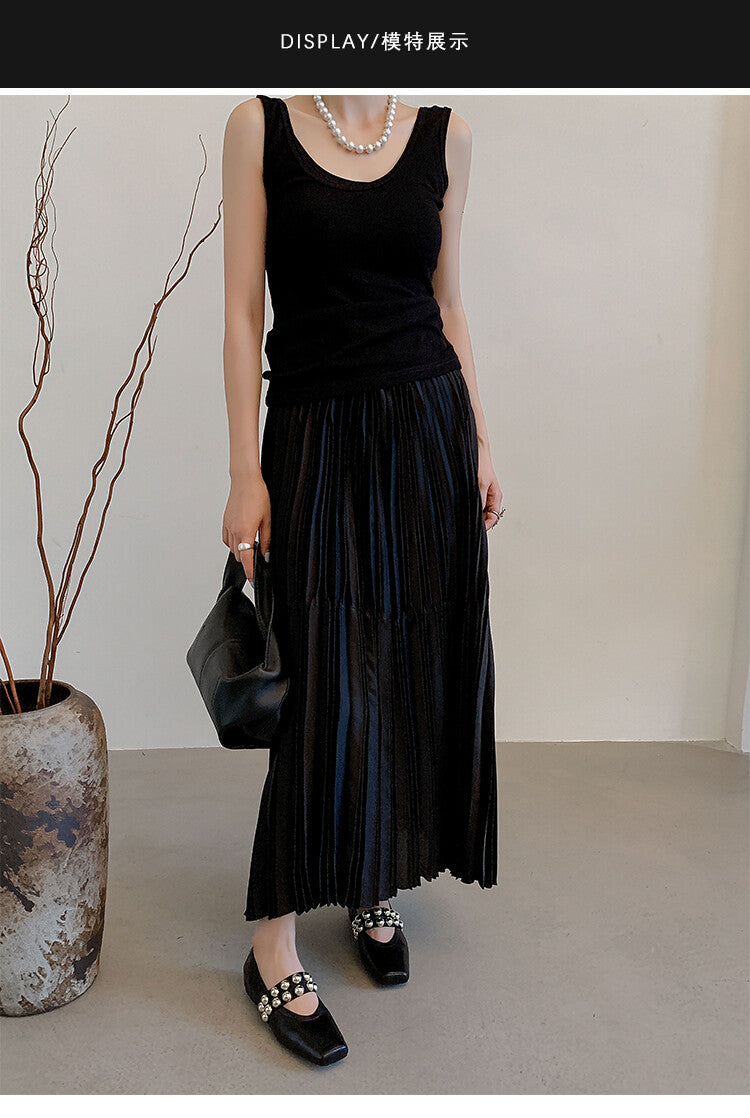 Karin Luna In Stock Spot Goods  Pig Nose Metal Strap Super Soft Granny Full Leather Mary Jane Shoes