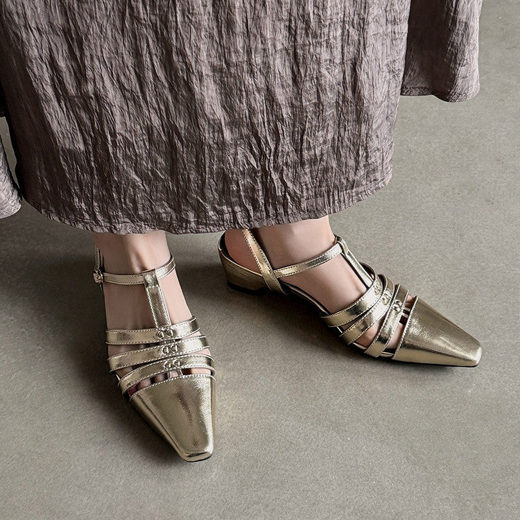 Karin Luna Classic Old Money Style Closed Toe Sandals