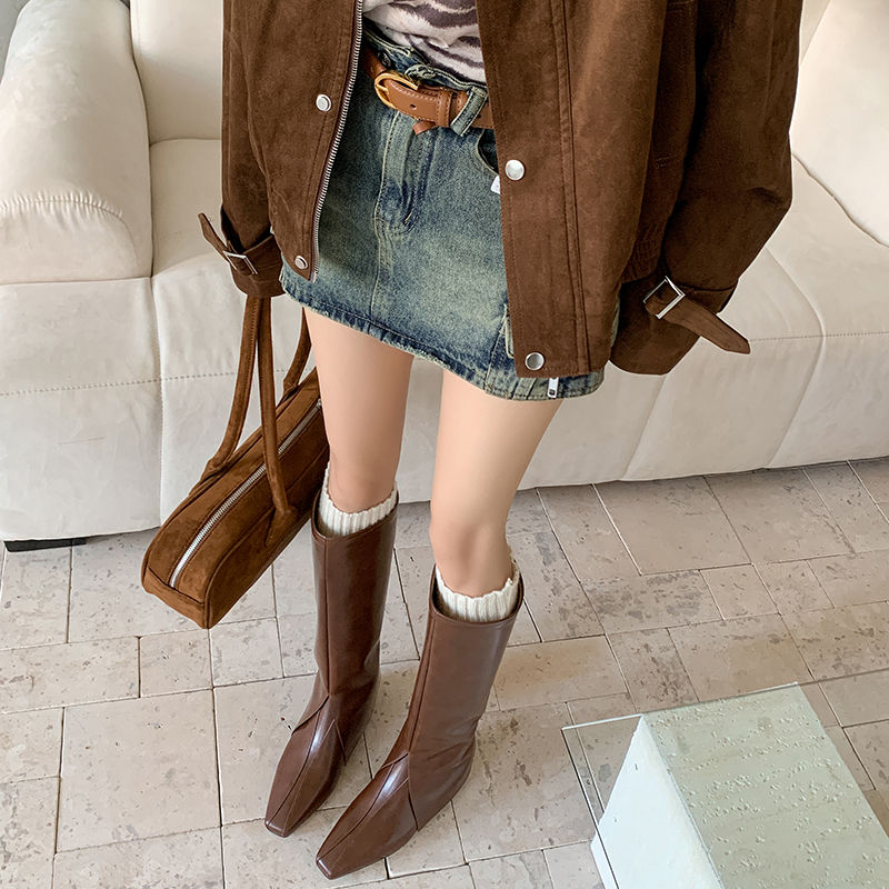 Karin Luna In Stock In-stock Thigh Circumference Inner Height Increase Long Boots