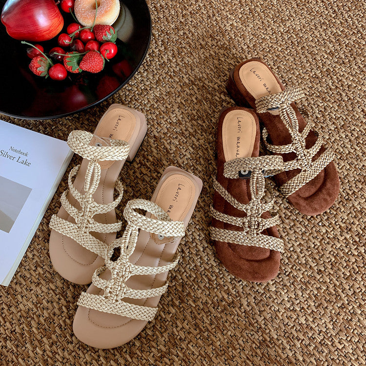 Karin Luna Bohemian Style~Sofa Insoles Casual Vacation Style Sandals