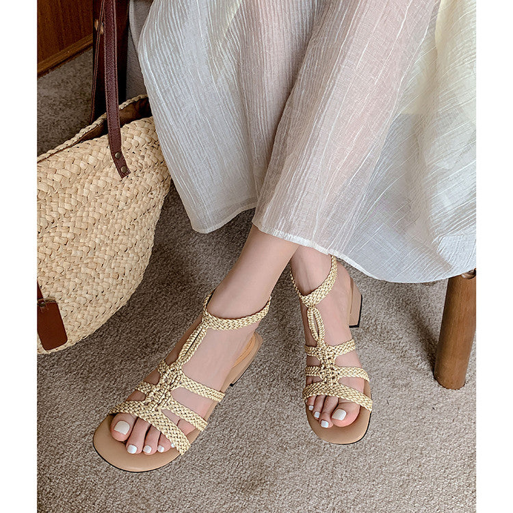 Karin Luna Bohemian Style~Sofa Insoles Casual Vacation Style Sandals
