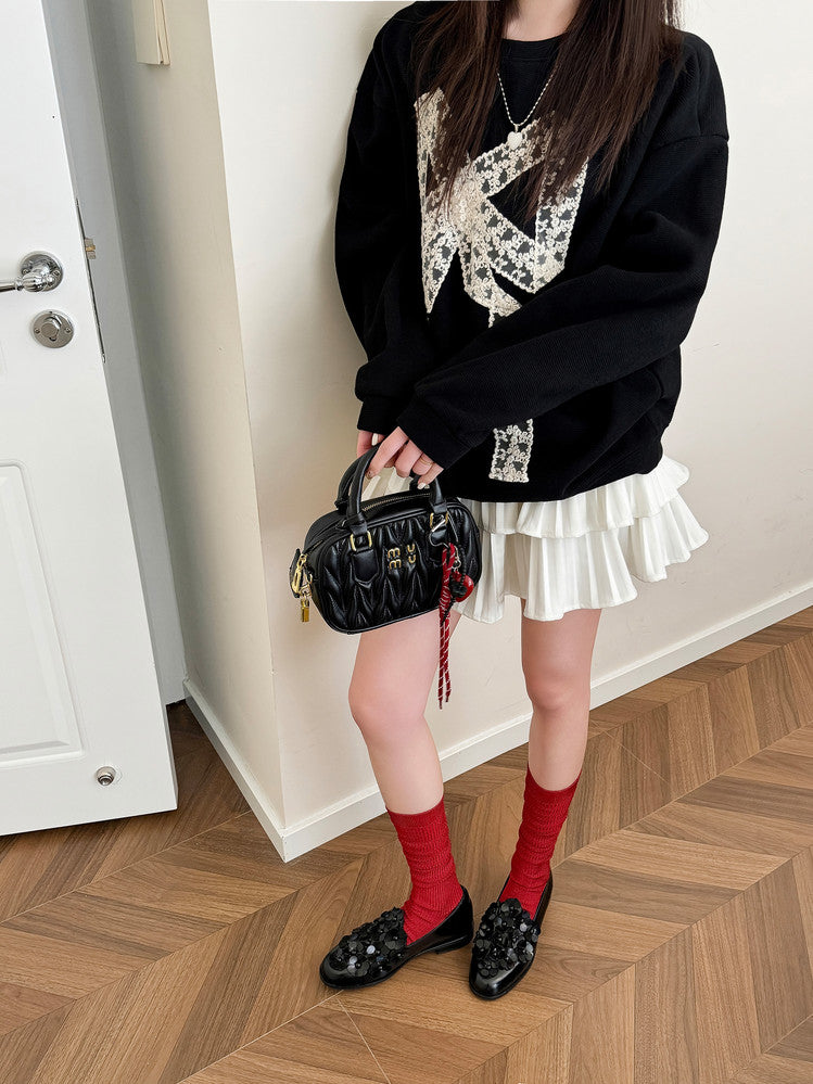 Karin Luna Casual Shoes Series~  Spot Goods In Stock Floral British Style Deep Mouth Single Shoes