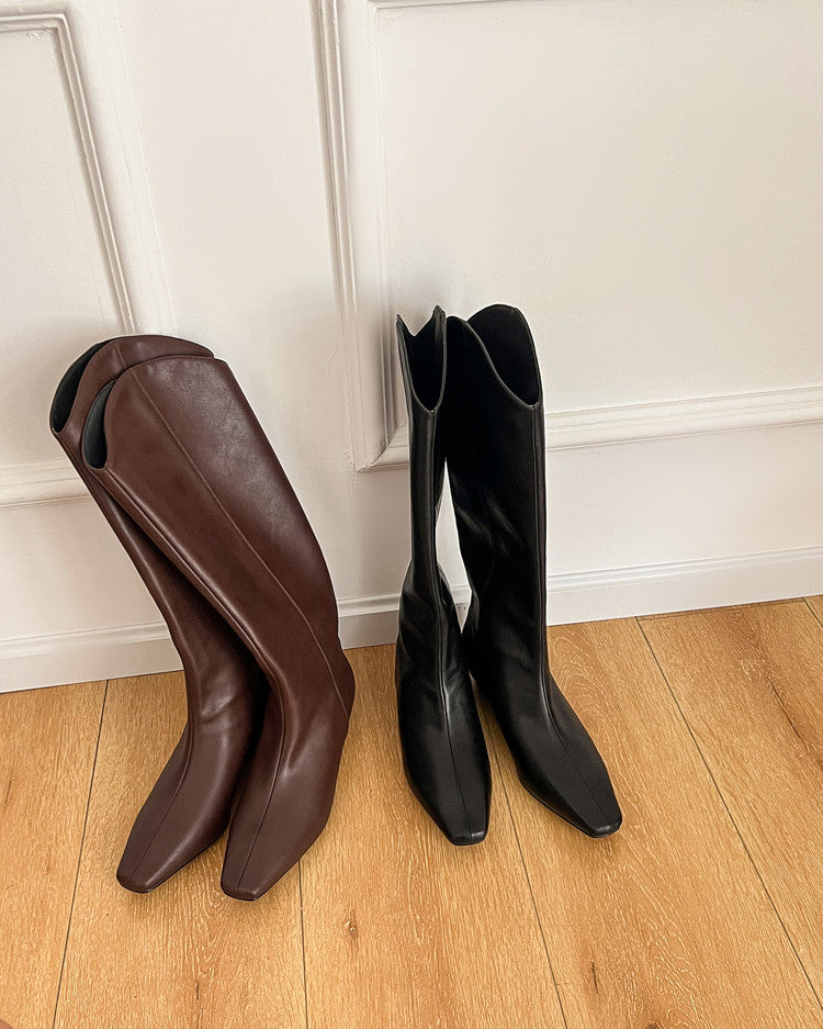 Karin Luna In Stock Spot Goods  Pointed Toe v Slimming Western Boots