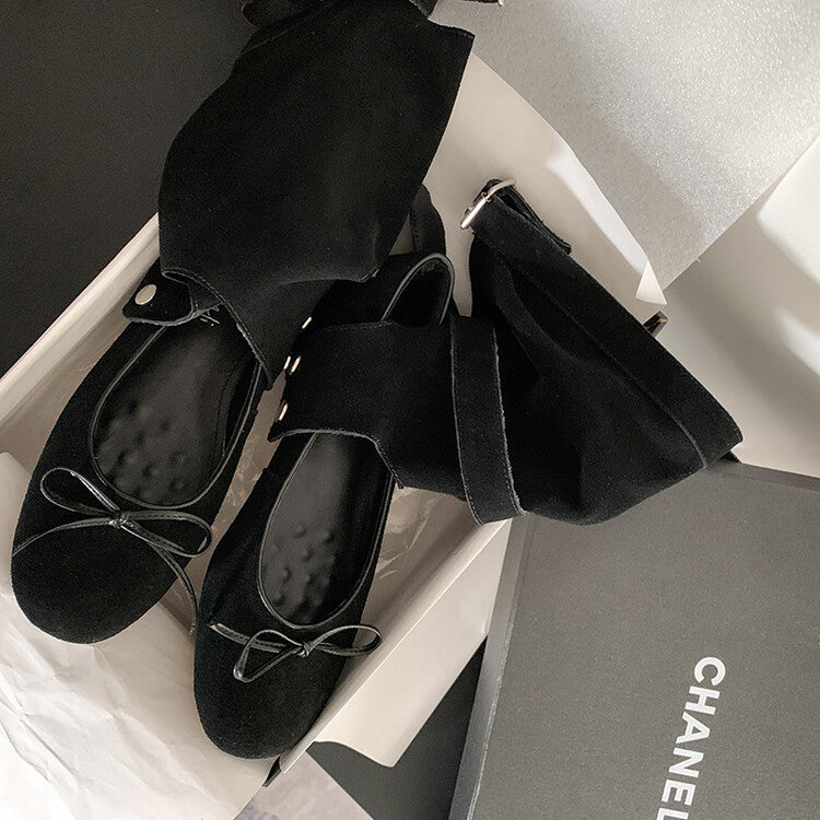 Karin Luna In Stock In Stock  Convertible Boots+Mary Jane  Sweet Bowknot Large Tube