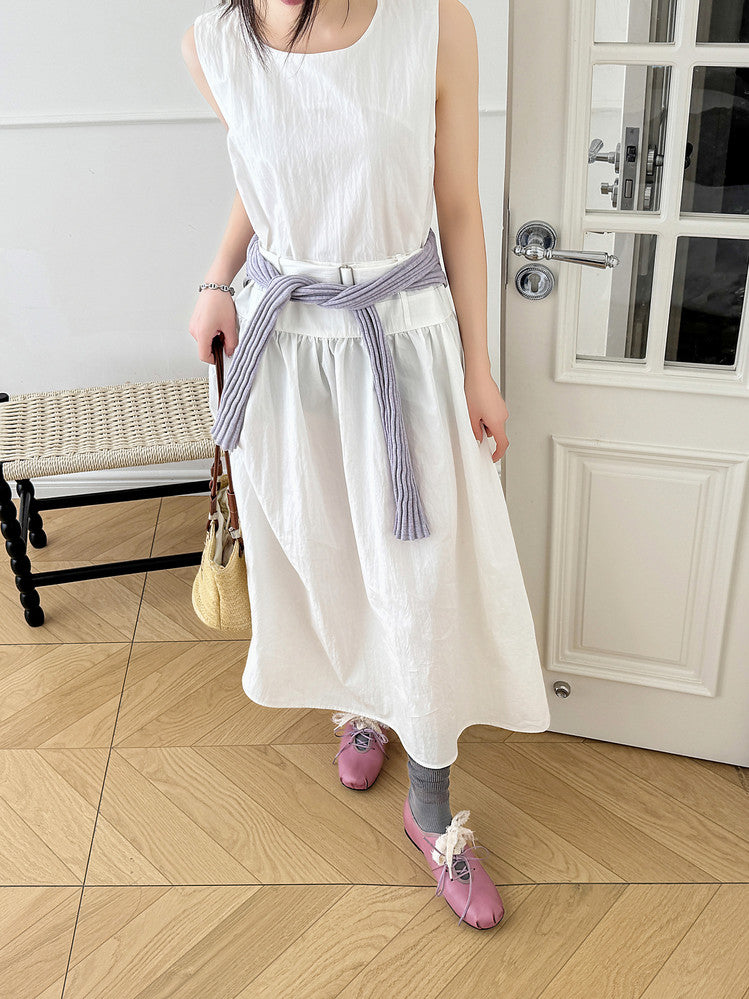 Karin Luna In Stock In Stock  Xiaohongshu Hot Sale Full Leather Round Toe Deep Mouth Single Shoes