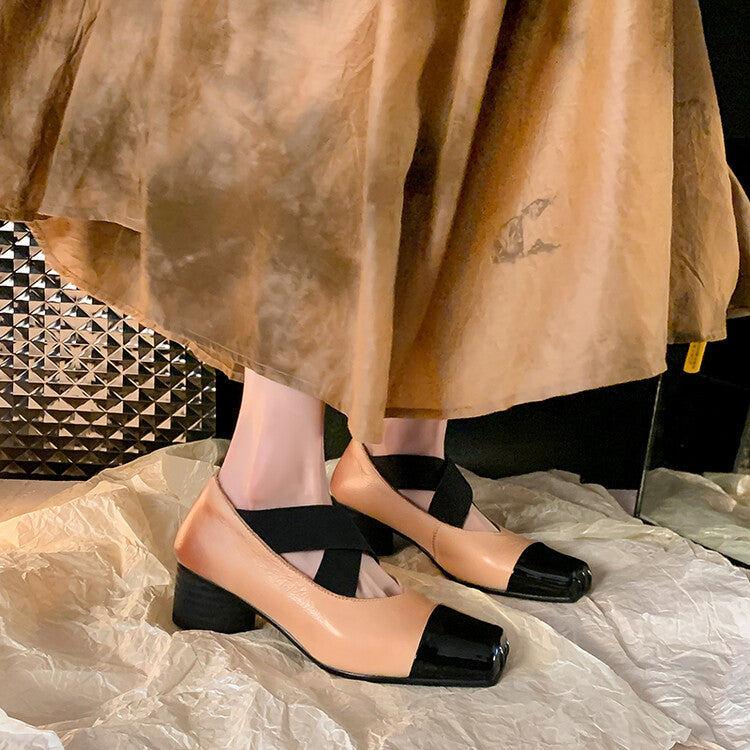 Karin Luna In Stock  Spot Goods  Lost in a Flash~Full Grain Leather Inside and Out Pig Nose Style Mainly Recommended Popular Ballet Shoes