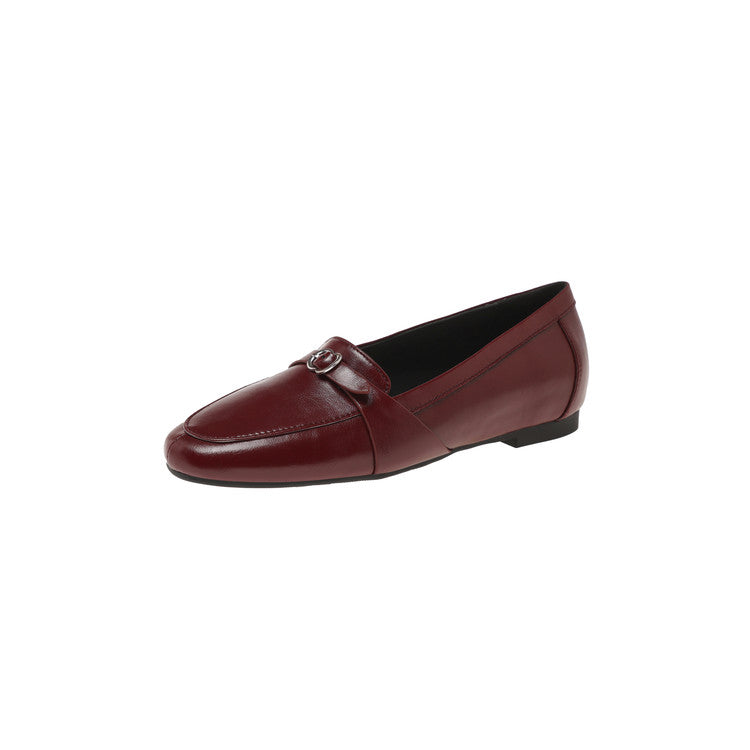 Karin Luna In Stock Spot Goods Basic Versatile British Style Single Shoes