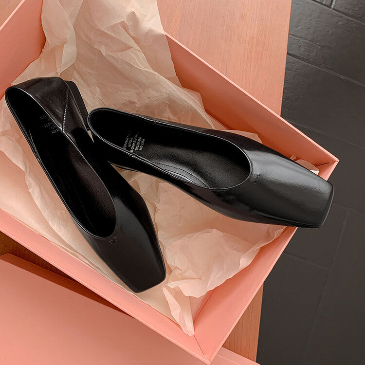 Karin Luna has prepared stock  Full leather inside and out  Top Layer Horse Oil Cowhide Shallow Mouth Nursing Mary Jane Shoes