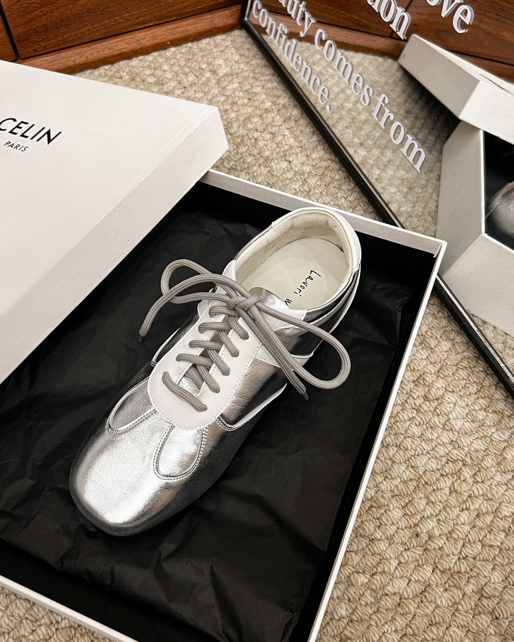 Karin Luna Casual Shoes Series~ Spot Goods Spot Goods Hot-selling Lace-up Hidden Heel Deep Mouth Single Shoes